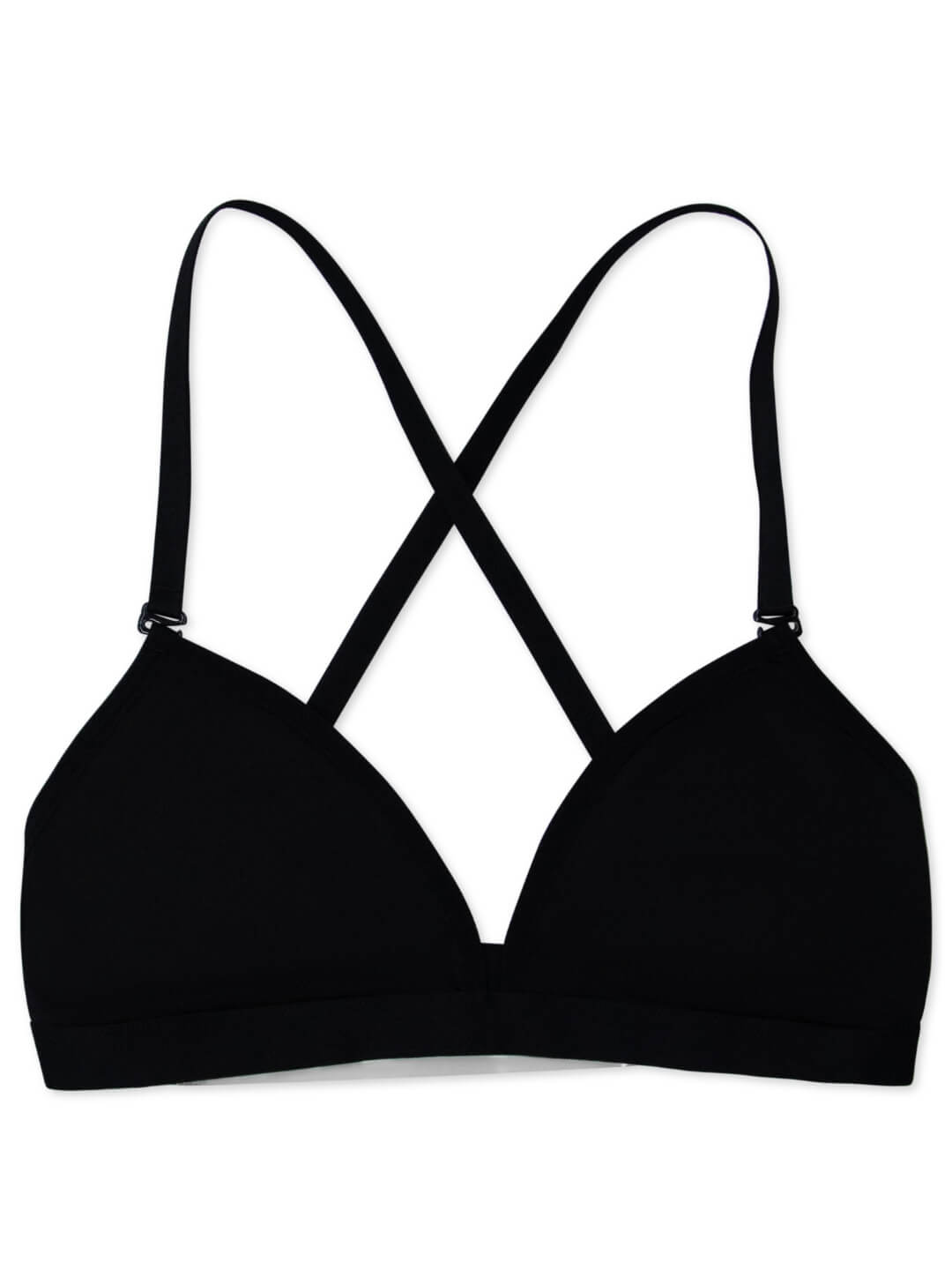 Sujetador de Espalda Transparente con Cuello Profundo - Para Niñas