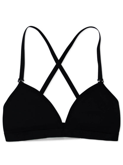Sujetador de Espalda Transparente con Cuello Profundo - Para Niñas