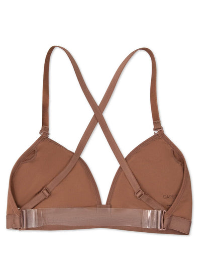 Sujetador de Espalda Transparente con Cuello Profundo - Para Niñas