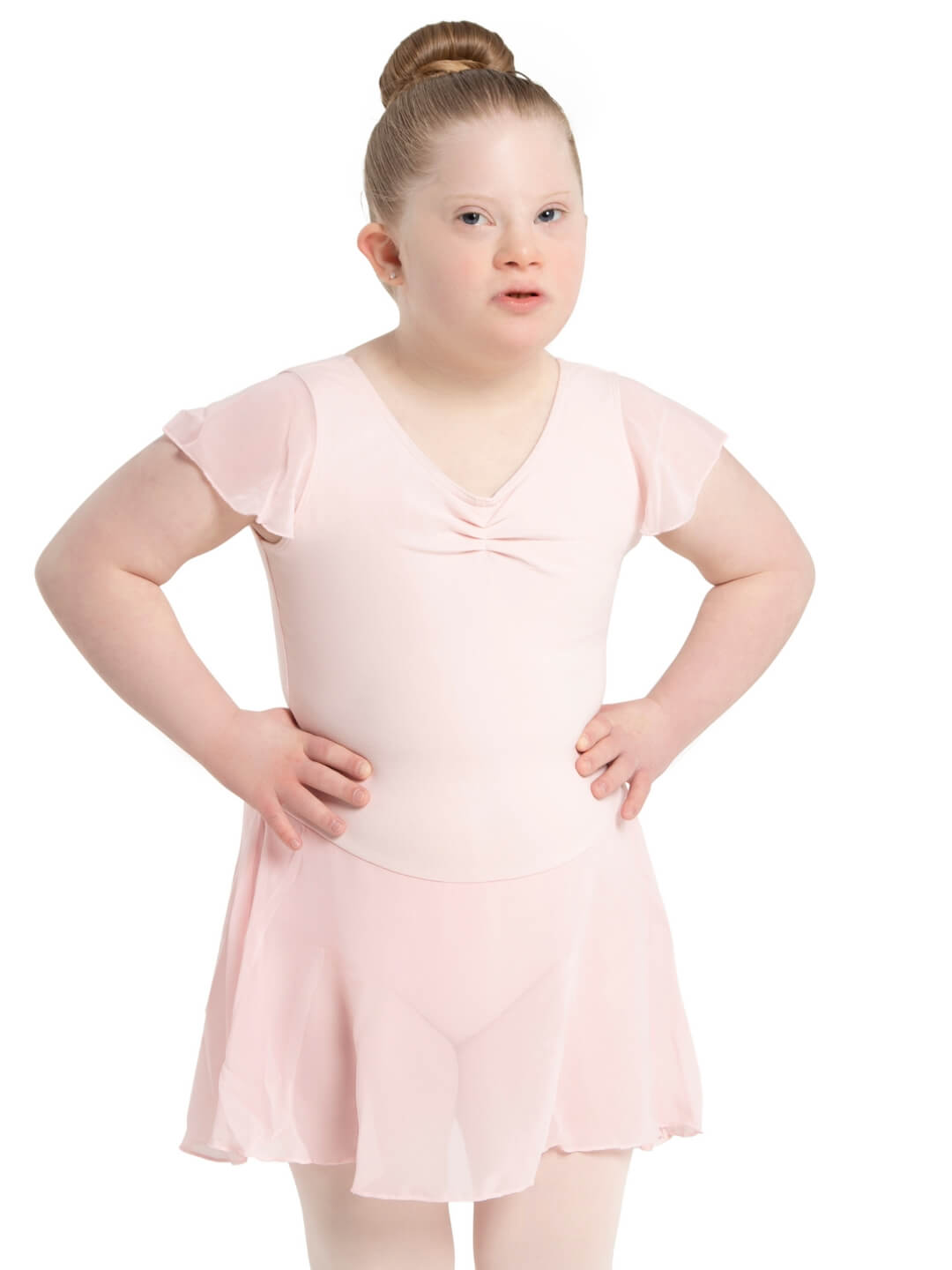 Flutter Sleeve Dress - Girls