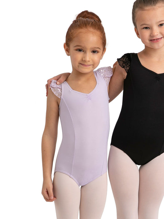 Children's Collection Flutter Sleeve Princess Leotard - Girls