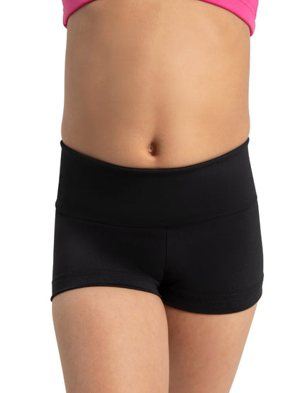 Short tipo bóxer con vuelta para niñas