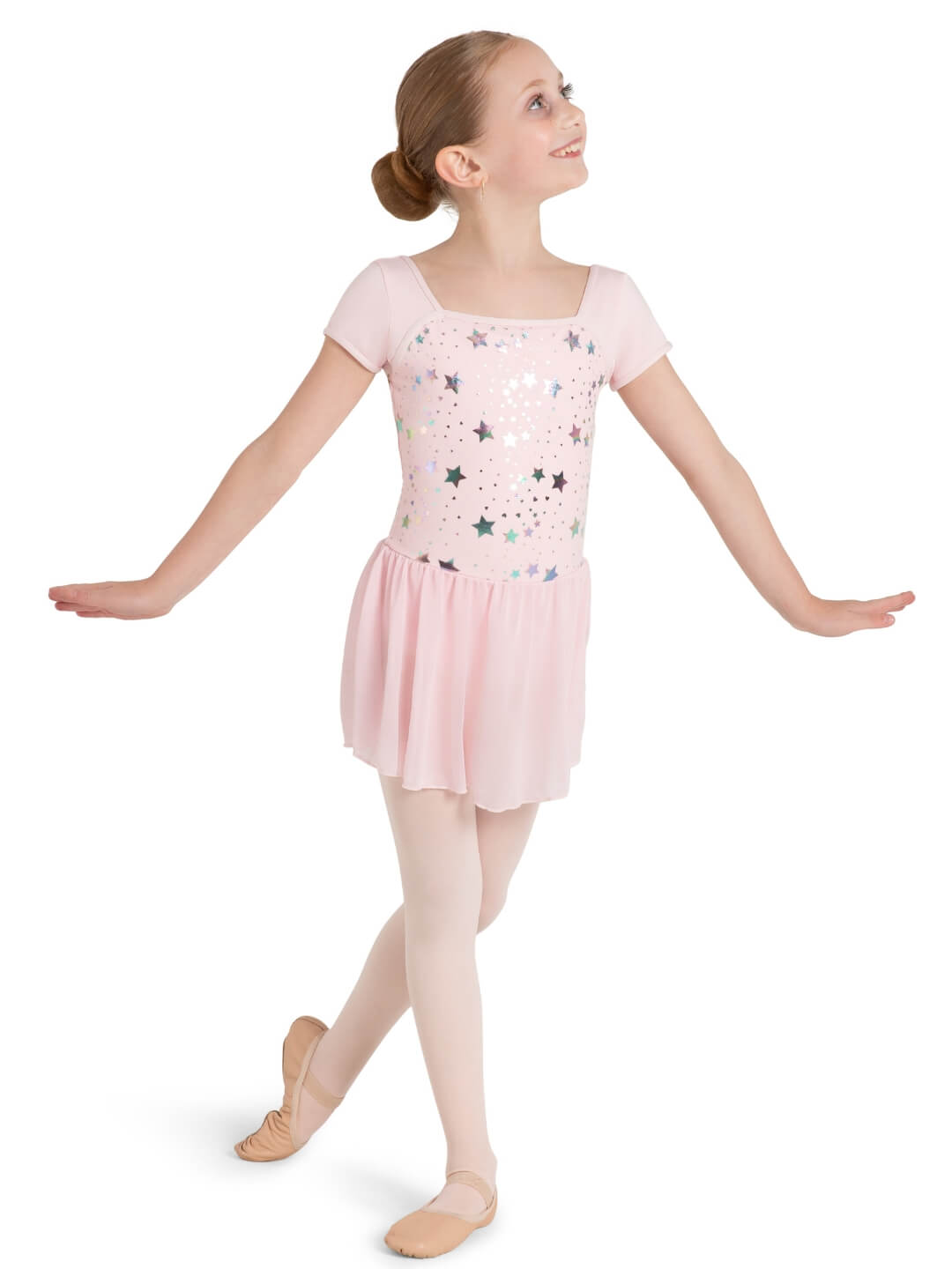 Star Struck Stellar Short Sleeve Dress – Girls