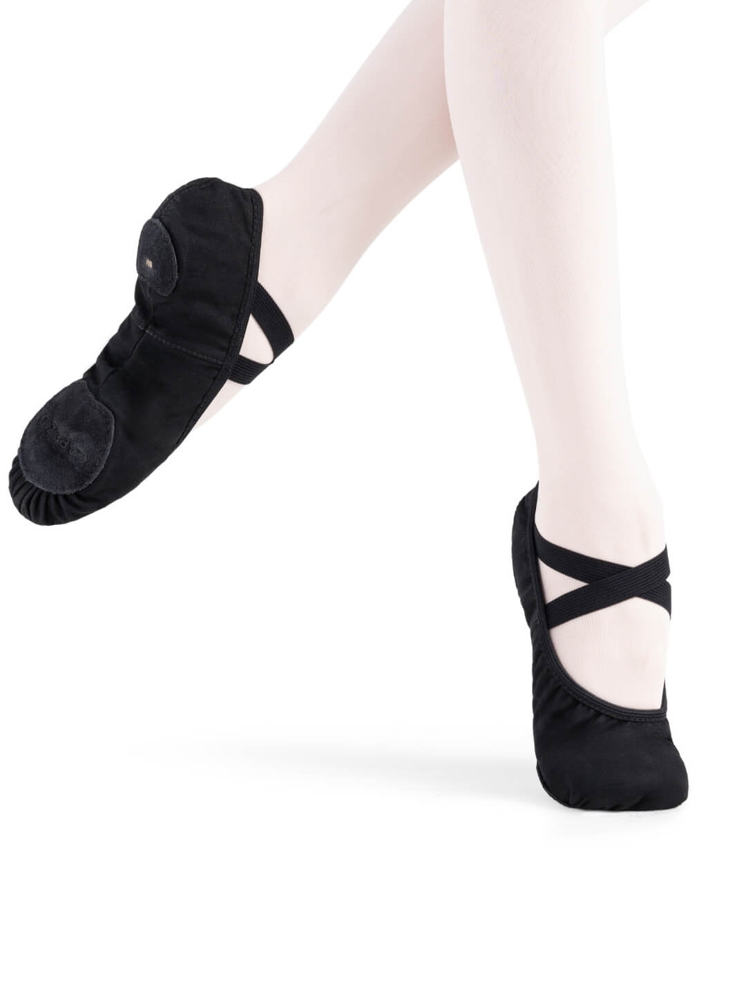 Capezio - Stella Canvas Ballet Schoen - Child | Black