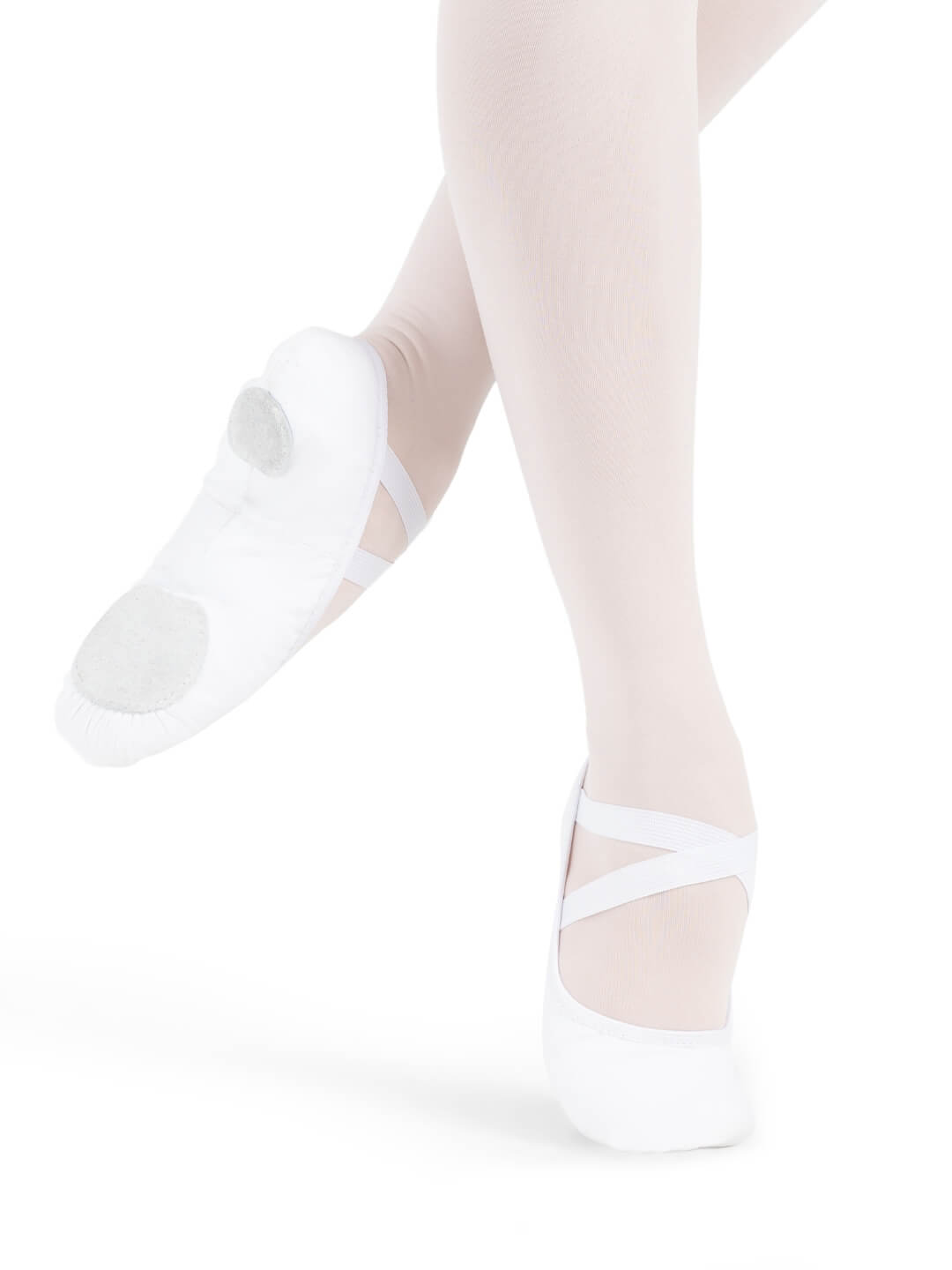 Capezio - Stella Canvas Ballet Schoen - Child | White