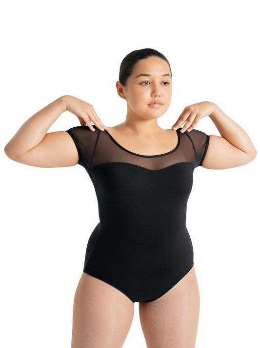 Capezio - Studio Collection Mesh Yoke SS Leotard