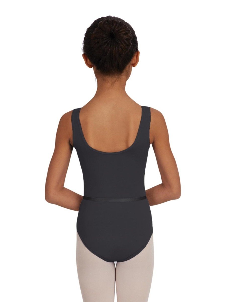 Tank Leotard with Belt - Girls