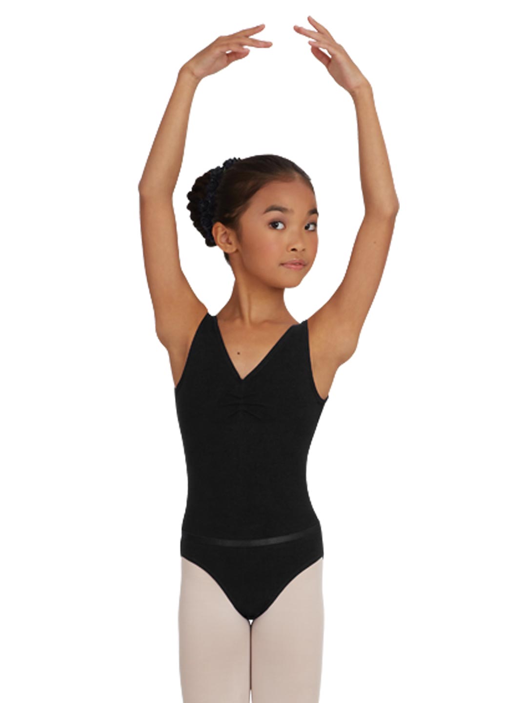 Tank Leotard with Belt - Girls