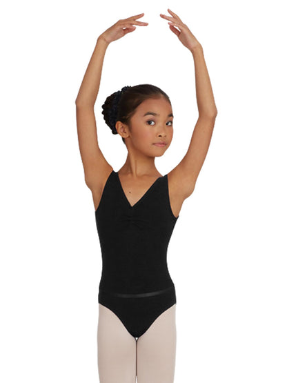 Tank Leotard with Belt - Girls