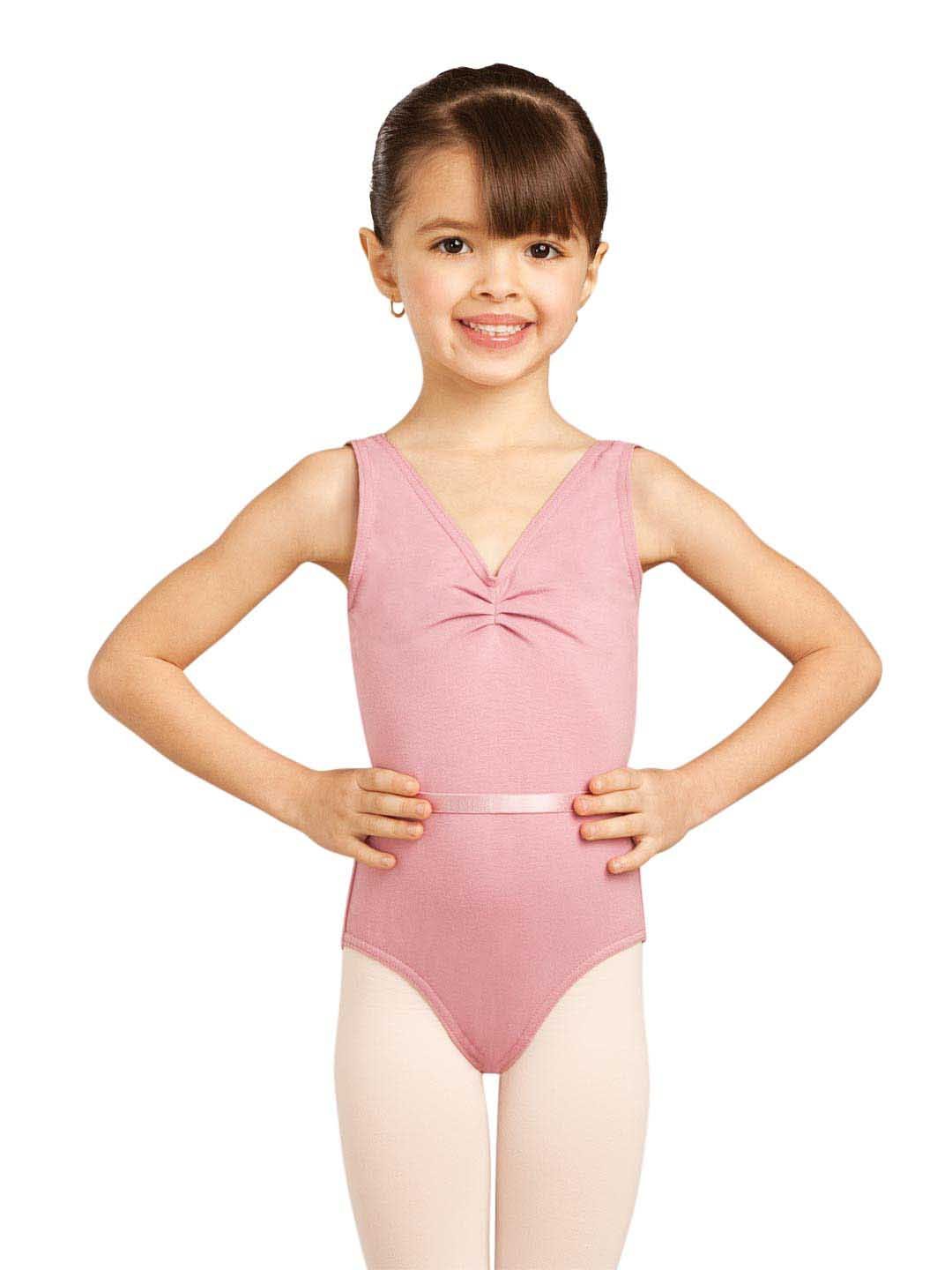 Tank Leotard with Belt - Girls