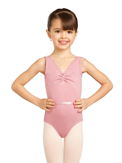Tank Leotard with Belt - Girls