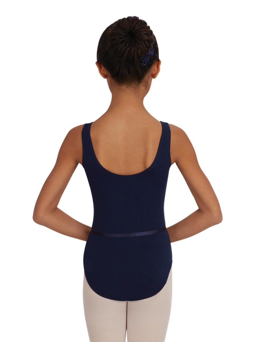 Tank Leotard with Belt - Girls