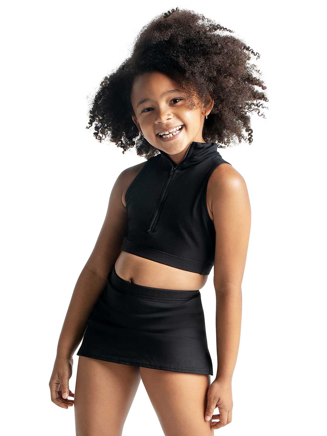 Top de cuello simulado Team Basics para niñas
