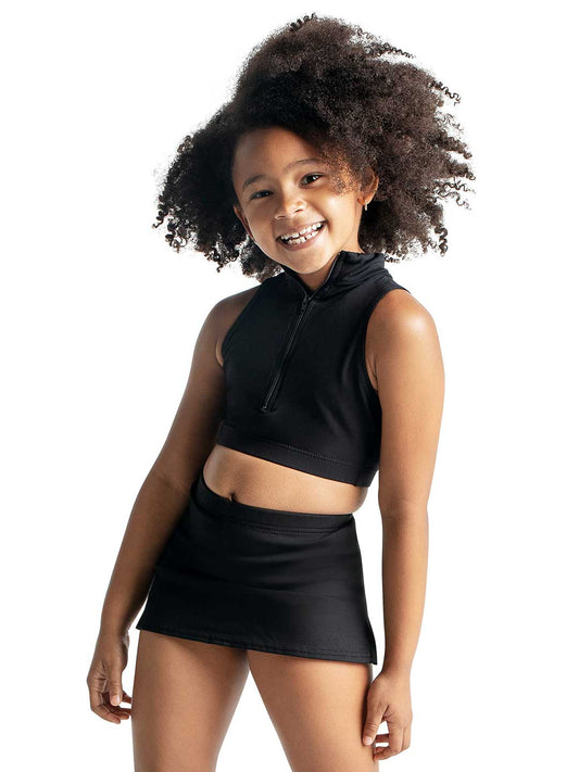 Top de cuello simulado Team Basics para niñas