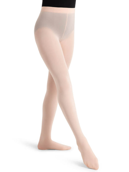 Ultra Soft™ Footed Tight with Self-Knit Waistband - Girls