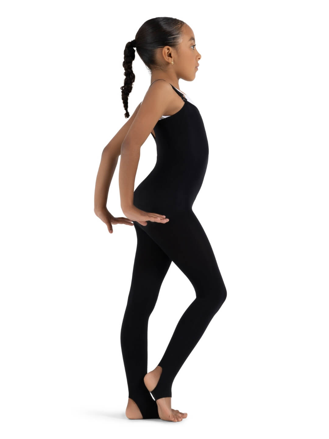 Malla Bodysuit Ultra Soft™ con Estribo - Niñas