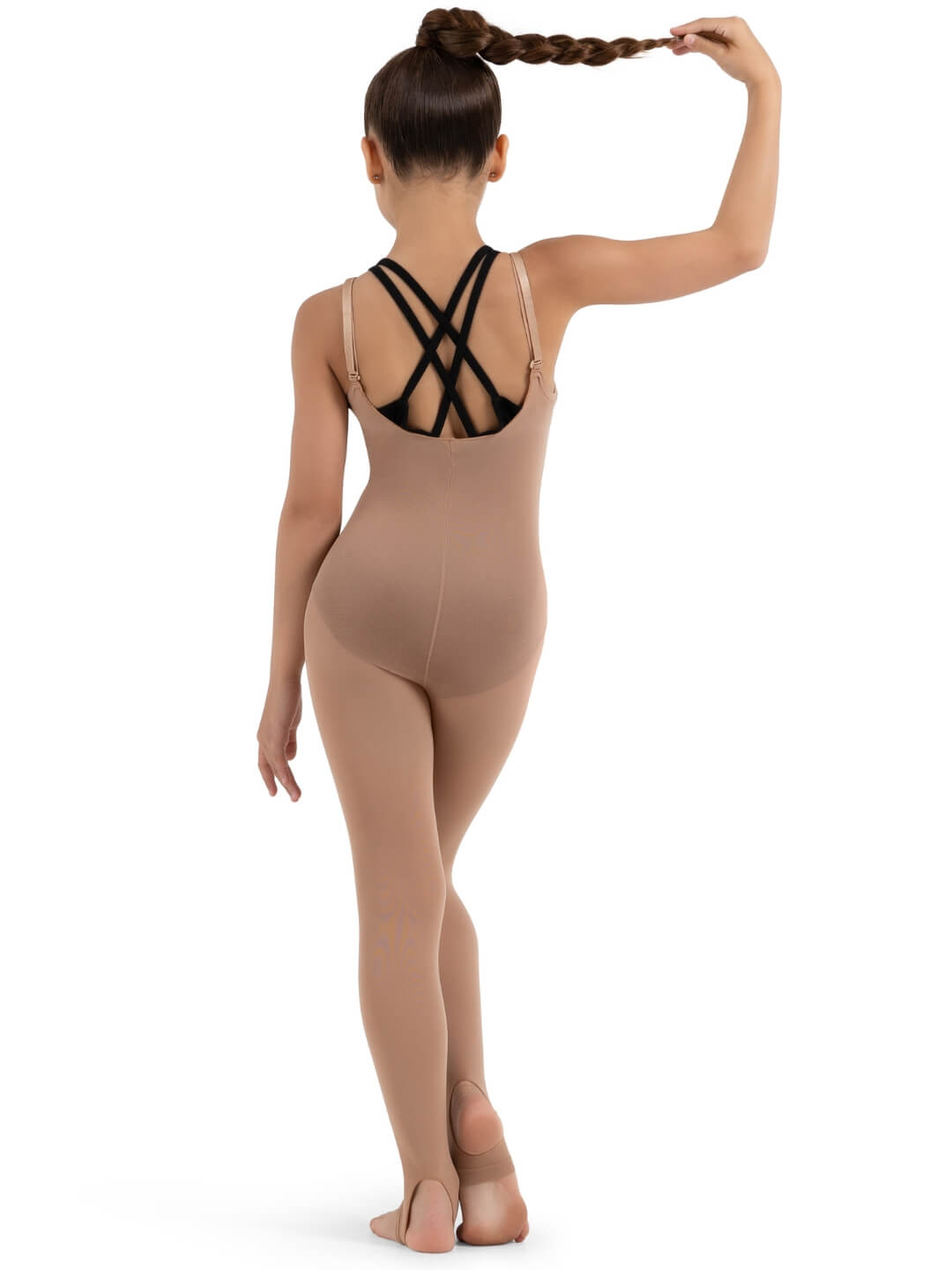 Malla Bodysuit Ultra Soft™ con Estribo - Niñas