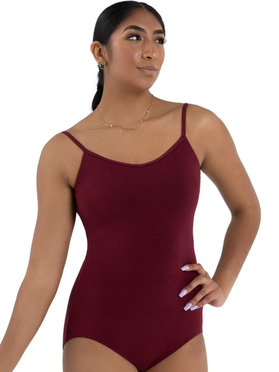 Maillot de Cuerpo Camisola con Cuello en V