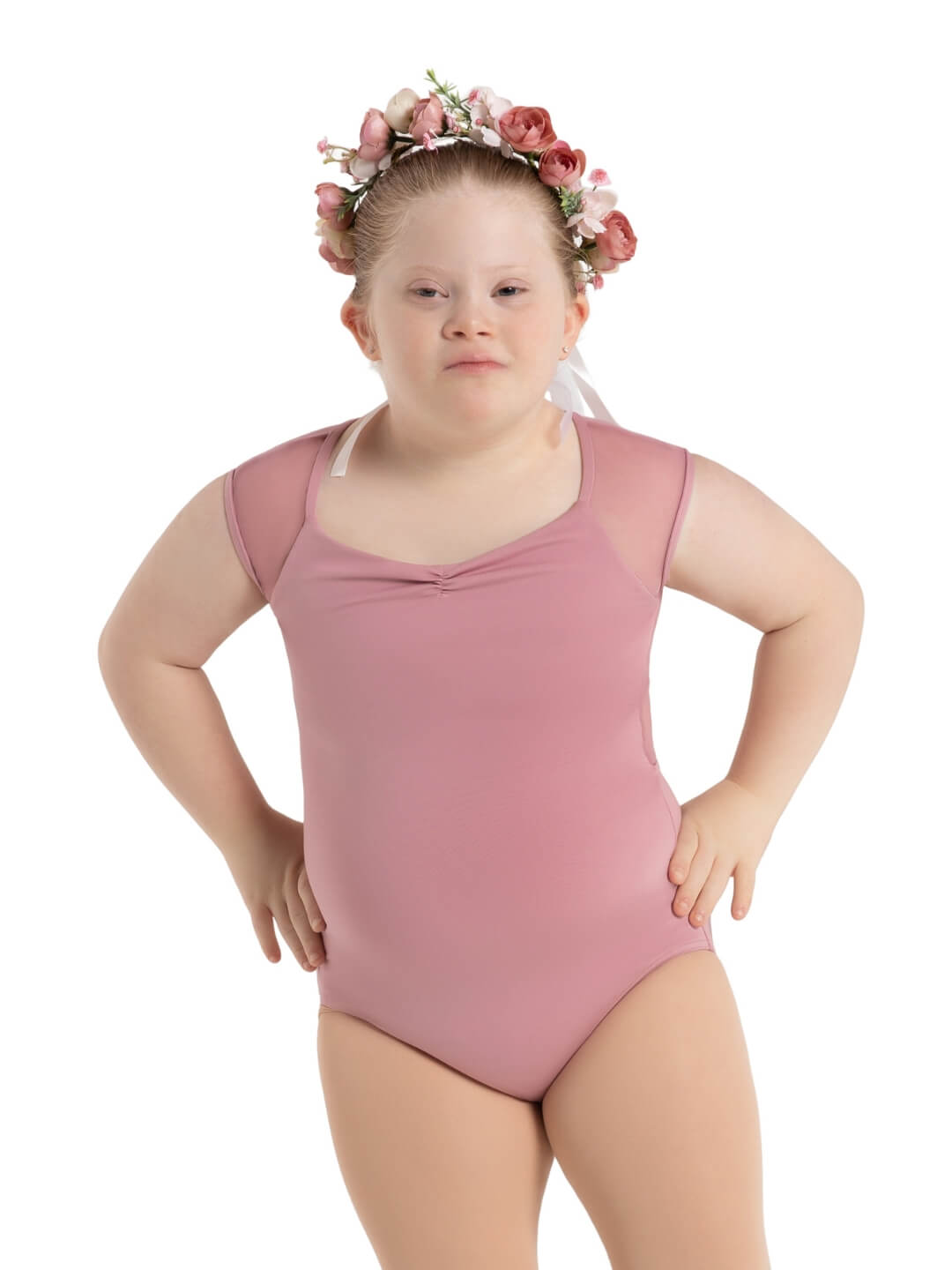 Maillot de Manga Corta Wildflower Daisy - Niñas