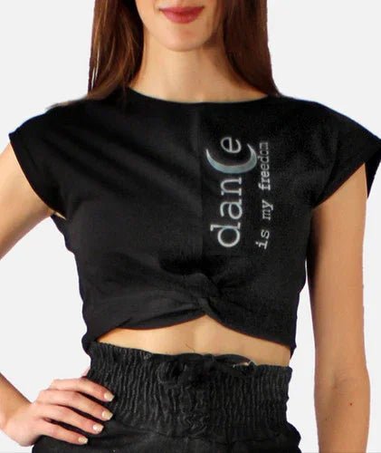 COTTON CROSSOVER CROP TOP - Miss Salsa