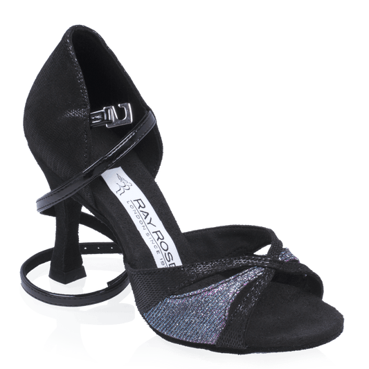 Dragonfly - Pink- Turquoise Pearl/Black Lustre Leather