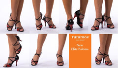 Elegant Elite Paloma 231-024 dance shoes showcasing flexible design and comfortable fit perfect for Salsa and Tango dancing.