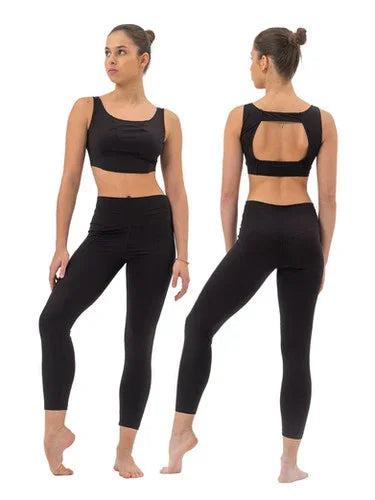 CORSET TOP IN MICROFIBER - Miss Salsa