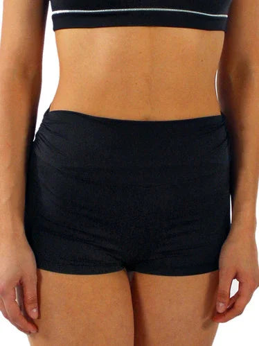 SILK EFFECT BRIEF WITH GATHERED EDGE - Miss Salsa