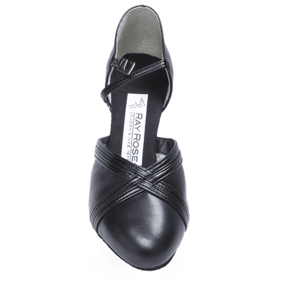 Ray Rose - Geranium - Black Leather
