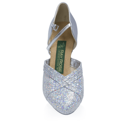 Ray Rose - Geranium - White-Silver Lustre