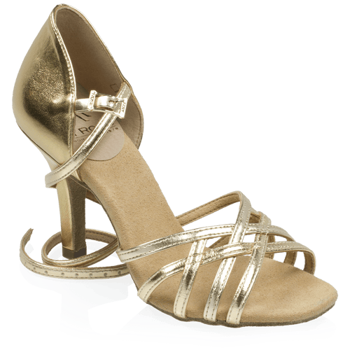 H860-X Kalahari Xtra | Gold (Reflective) | Ladies Latin Dance Shoes
