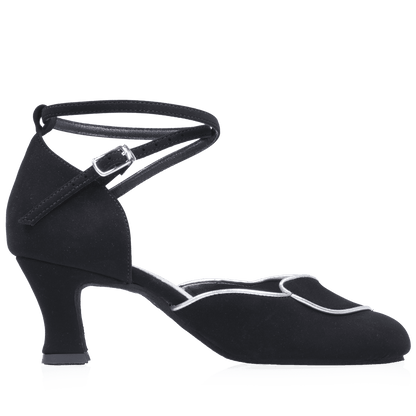Ray Rose - Hyacinth - Black Nubuck/Silver
