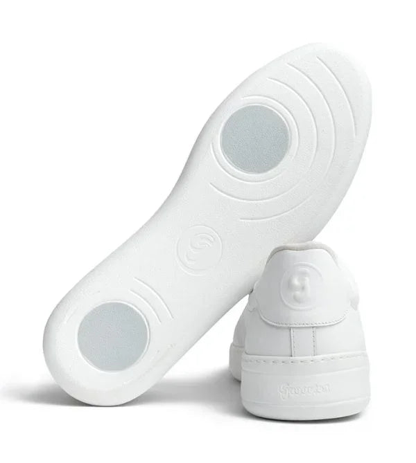 GROOVIES LISBON White Leather - Miss Salsa