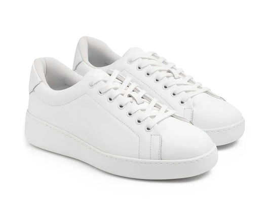 GROOVIES LISBON White Leather - Miss Salsa