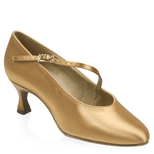 118 Mudslide | Flesh Satin | Standard Ballroom Dance Shoes