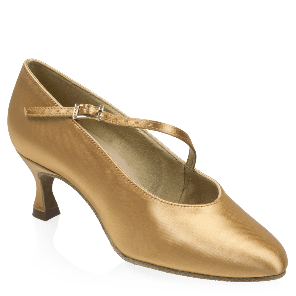 118 Mudslide | Flesh Satin | Standard Ballroom Dance Shoes