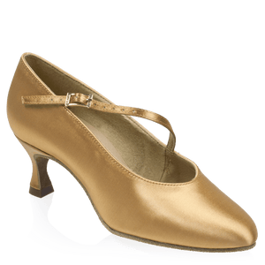 Ray Rose - 118 Mudslide | Flesh Satin | Standard Ballroom Dance Shoes