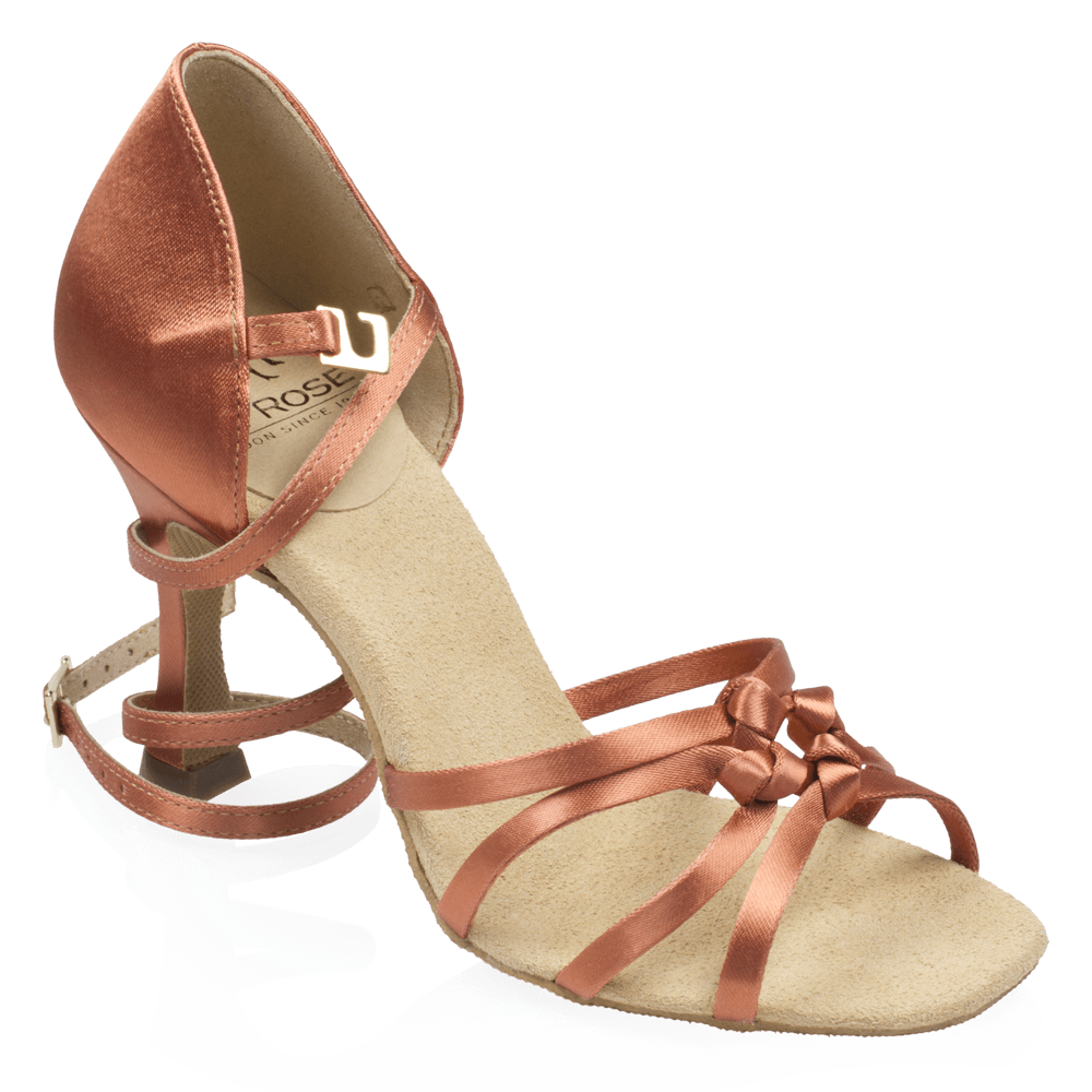 821XHB Colorado (Hook Buckle - Pyramid Sole) | Dark Tan Satin