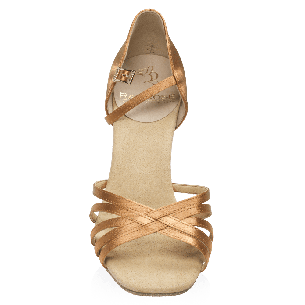 Ray Rose - 836-X Hygea Xtra | Light Tan Satin | Latin Dansschoenen
