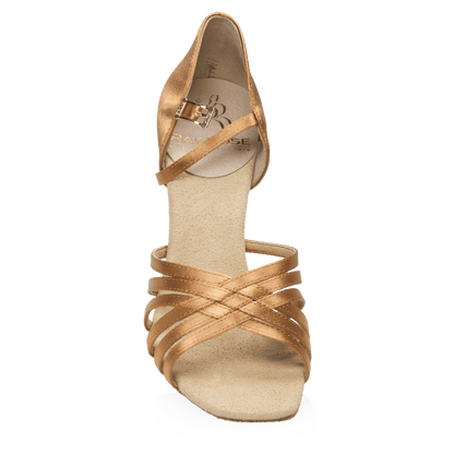 Ray Rose - Ray Rose - H866-X Dion Xtra | Light Tan Satin | Latin Dansschoenen