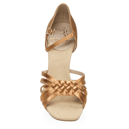 Ray Rose - H869-X Moonglow Xtra | Light Tan Satin | Dames Latin Dansschoenen