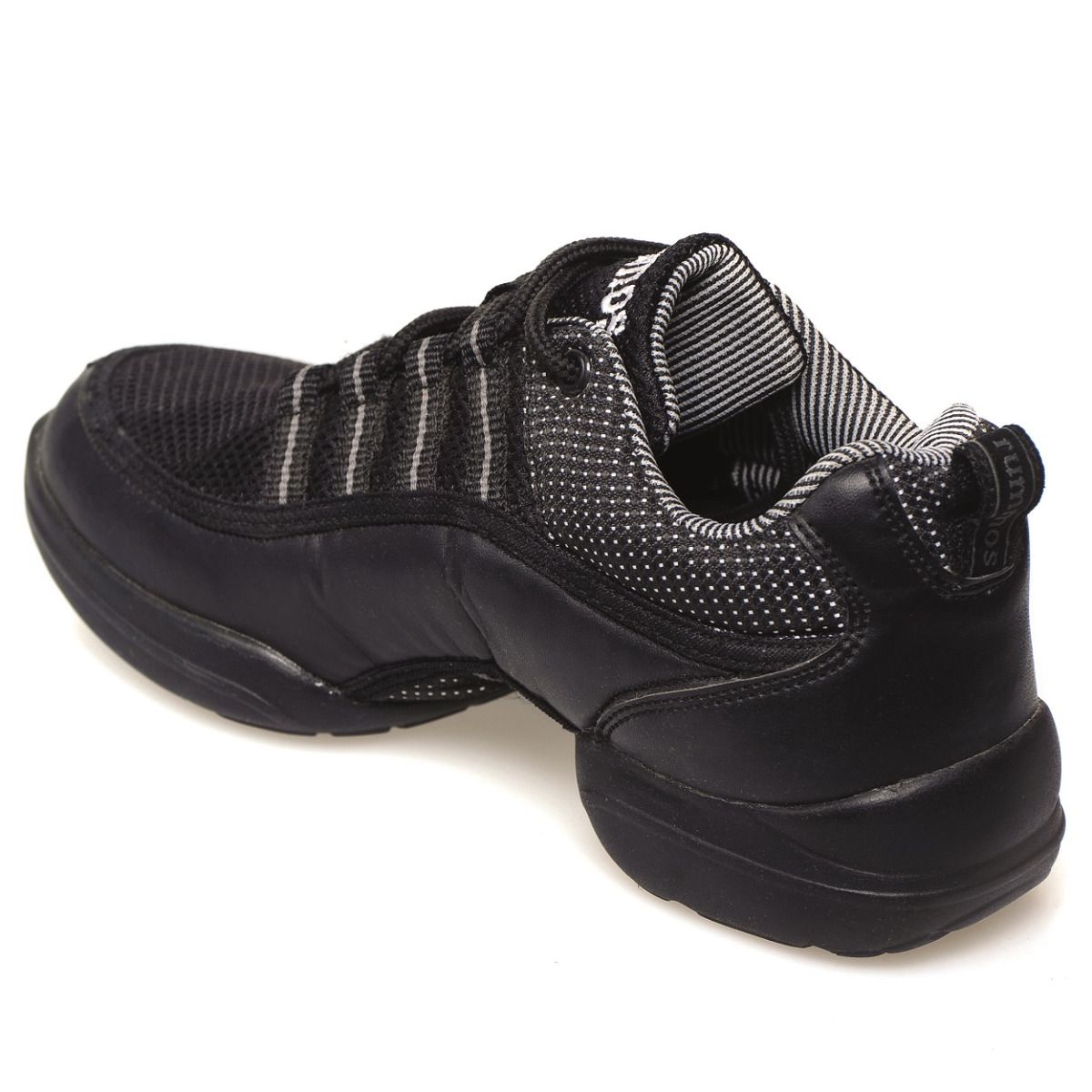 Rummos RS02 Black shoe featuring responsive cushioning and a stylish black design for comfort and performance.