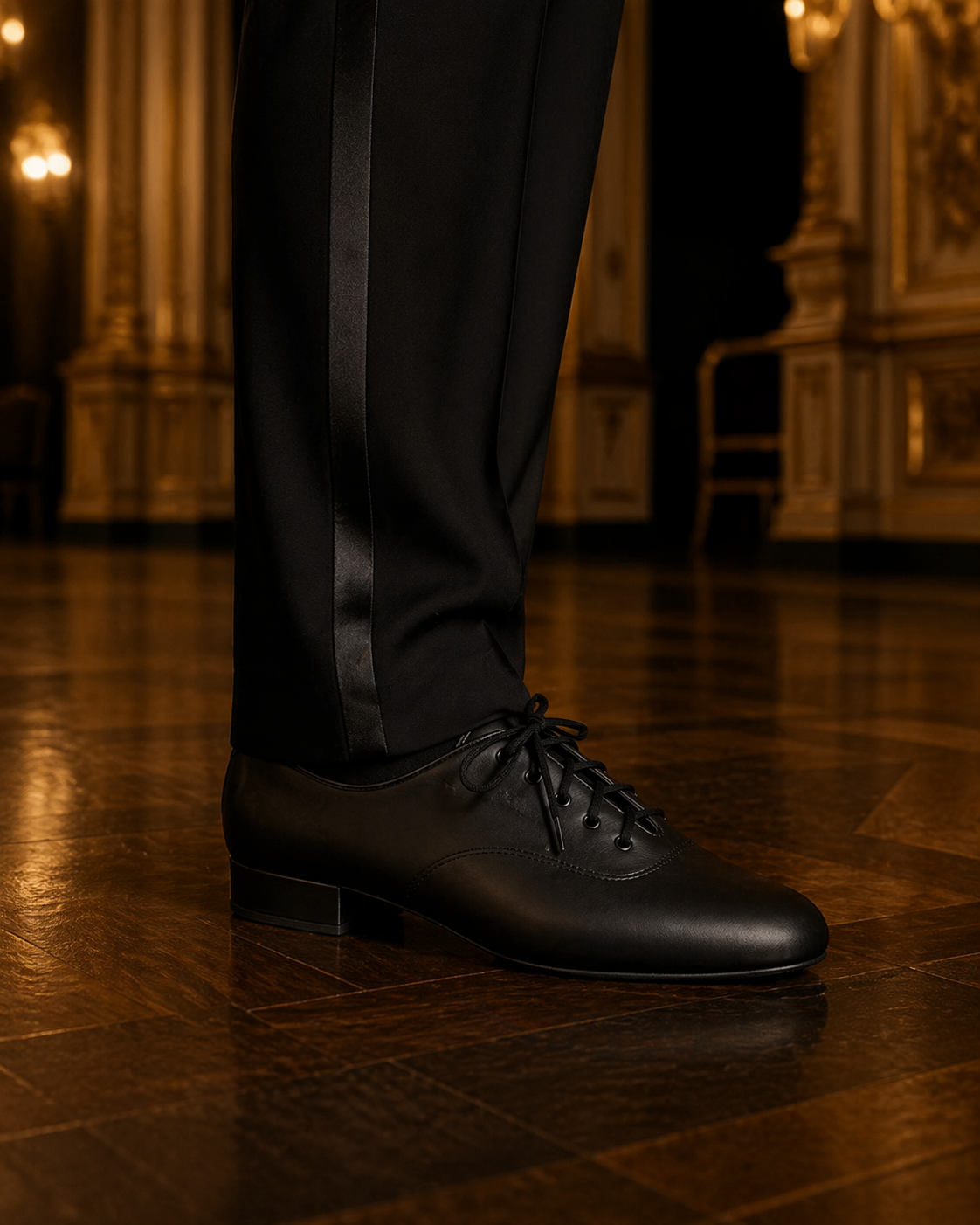 Capezio heren Standard ballroom dansschoenen zwart formeel lifestyle