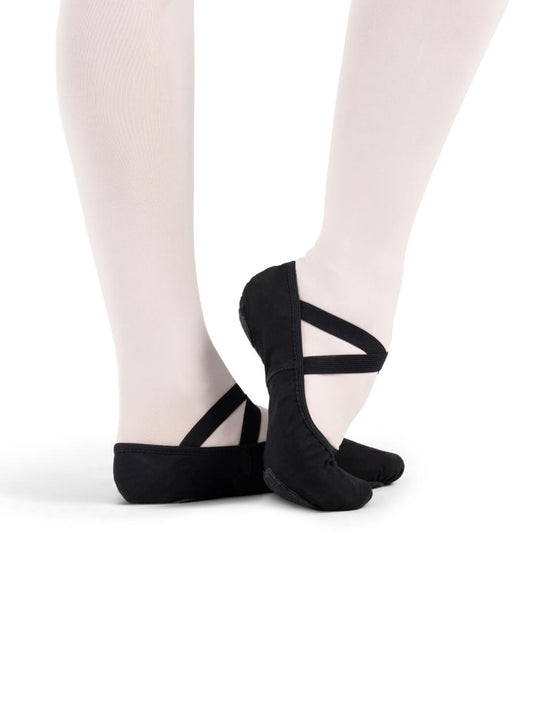 Capezio - Stella Canvas Ballet Schoen | Black
