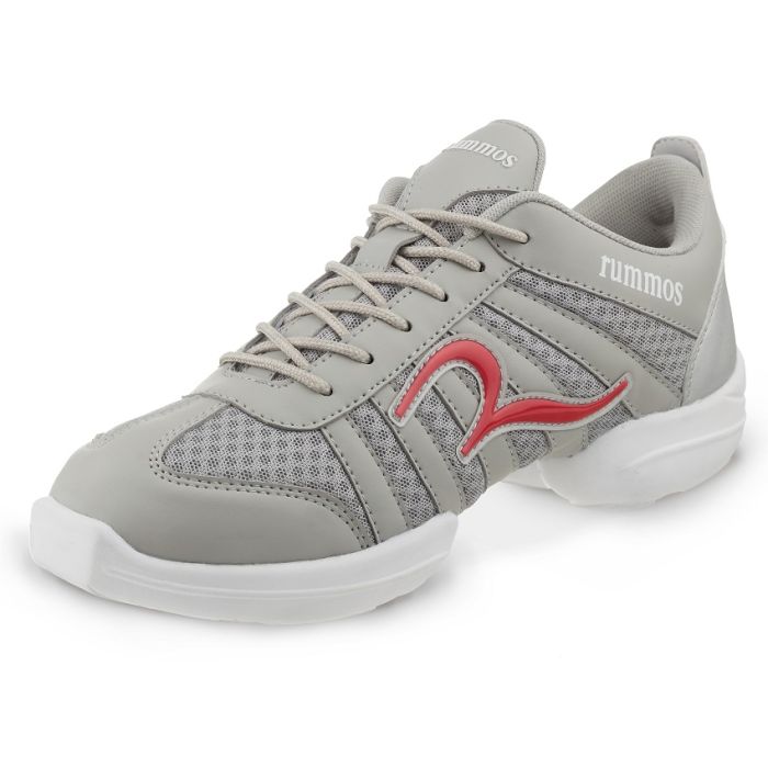 Rummos RS05 Silver/White sneakers showcasing comfort and flexibility, ideal for active lifestyles and sports.