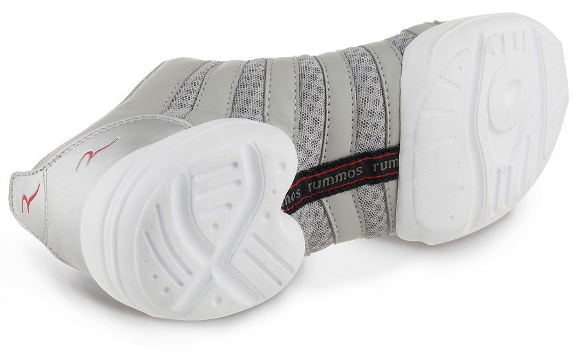 Rummos RS05 Silver/White shoe sole showing comfort and flexibility features for active lifestyles.