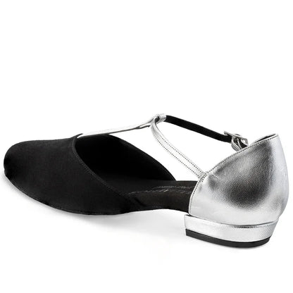 Rummos Carol - Zwart Nubuck & Zilver - Miss Salsa