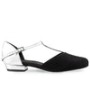 Nubuck negro y plata