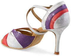 Elite Paloma 169-152 stylish dance shoe with colorful design and elegant heel for salsa and tango dancing.